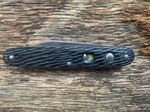 EARLY SCHRADE CUT CO WALDEN NY DOUBLE PUSH BUTTON SWITCHBLADE