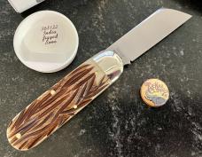 Great Eastern Cutlery Tidioute 363122 Toenail Clipper, India Jigged Bone Handle, GEC 36, New #1 Great Eastern Cutlery Tidioute 363122 Toenail Clipper, India Jigged Bone Handle, GEC 36, New #1