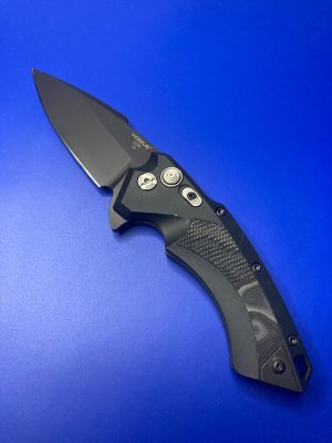 Hogue Knives X5 Spear Point Flipper Knife Black G-Mascus 3.5" Blade
