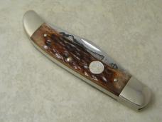 Schrade + USA LTD New York Museum Sterling Bone Folding Hunter Knife Schrade + USA LTD New York Museum Sterling Bone Folding Hunter Knife