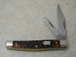 Schrade NY USA 233 Delrin Two Blade Stockman Knife 