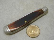 Schrade+ USA LTD Smooth Bone Saw Blade Trapper Knife * Schrade+ USA LTD Smooth Bone Saw Blade Trapper Knife *