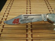 CASE XX 45TH CORVETTE ANNIVERSARY 1953-1998 COPPER LOCK VINTAGE U.S.A. RED BONE WOOD CASED KNIFE SET CASE XX 45TH CORVETTE ANNIVERSARY 1953-1998 COPPER LOCK VINTAGE U.S.A. RED BONE WOOD CASED KNIFE SET