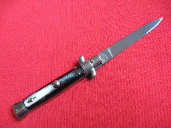 Vintage 1960's Italian Button Open Button Close Stiletto Switchblade Knife - New Old Stock Vintage 1960's Italian Button Open Button Close Stiletto Switchblade Knife - New Old Stock