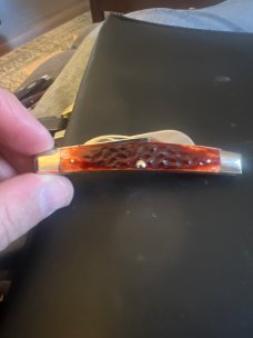 1974 Case XX USA 6 Dots Beautiful Red Bone Handle Congress With Four BladeS And Nickel Silver Bolste 1974 Case XX USA 6 Dots Beautiful Red Bone Handle Congress With Four BladeS And Nickel Silver Bolste