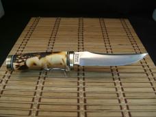 SCHRADE UNCLE HENRY 153UH GOLDEN SPIKE U.S.A. NOS CARBON STEEL FIXED BLADE KNIFE, SHEATH, PAPER, BOX SCHRADE UNCLE HENRY 153UH GOLDEN SPIKE U.S.A. NOS CARBON STEEL FIXED BLADE KNIFE, SHEATH, PAPER, BOX