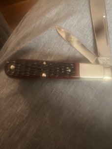 1976 Case XX USA 4 Dots 6205R Beaitiful Derlin Handle Razor With Tiered Nickel Silver Bolster 1976 Case XX USA 4 Dots 6205R Beaitiful Derlin Handle Razor With Tiered Nickel Silver Bolster