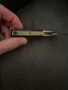 1976 Case XX USA 4 Dots 6205R Beaitiful Derlin Handle Razor With Tiered Nickel Silver Bolster 1976 Case XX USA 4 Dots 6205R Beaitiful Derlin Handle Razor With Tiered Nickel Silver Bolster