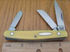 Schrade Yellow Birds Eye Mid Size Stockman Pattern # 835Y