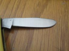 Schrade Yellow Birds Eye Mid Size Stockman Pattern # 835Y