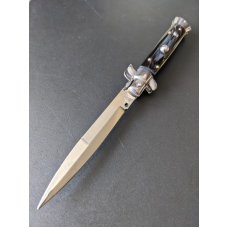 FRANK BELTRAME 23CM 9" BAYONET AUTO IN BUFFALO HORN...NEW FRANK BELTRAME 23CM 9" BAYONET AUTO IN BUFFALO HORN...NEW