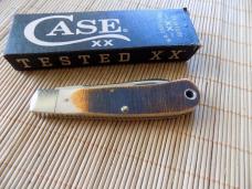 Rare Never Used CASE XX Bose Amber bone saw cut Bearhead Knife & original box