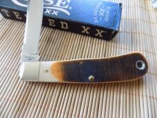 Rare Never Used CASE XX Bose Amber bone saw cut Bearhead Knife & original box