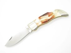 Vintage Parker Imai Dach K-54 Japan Stag Buffalo Folding Hunter 