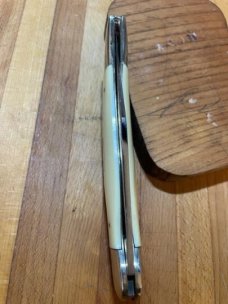 Vintage Star 3330I Folding locking hunting knife Japan, bone handles Vintage Star 3330I Folding locking hunting knife Japan, bone handles
