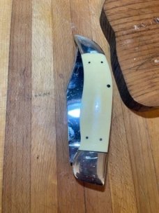 Vintage Star 3330I Folding locking hunting knife Japan, bone handles Vintage Star 3330I Folding locking hunting knife Japan, bone handles