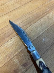 Vintage Schrade USA 12UH Roadie Uncle Henry keyring knife