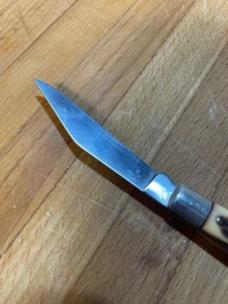 Vintage Schrade USA 12UH Roadie Uncle Henry keyring knife
