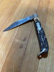 Vintage Schrade USA 12UH Roadie Uncle Henry keyring knife