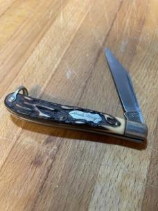 Vintage Schrade USA 12UH Roadie Uncle Henry keyring knife