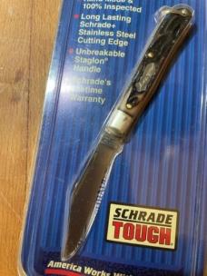 Vintage Schrade USA 12UH Uncle Henry Folding Pocket Knife - clamshell