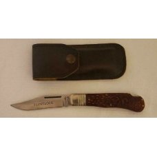 Vintage Valor Japan 4000322 Flintlock Single Blade Folding Lockback Knife Vintage Valor Japan 4000322 Flintlock Single Blade Folding Lockback Knife