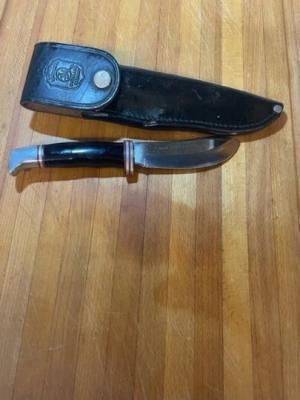 Vintage rare Overland Solingen steel Germany with leather case