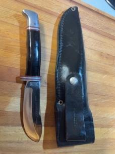 Vintage rare Overland Solingen steel Germany with leather case Vintage rare Overland Solingen steel Germany with leather case