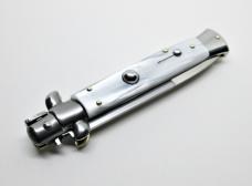 9" Automatic Switchblade Stiletto - White Imitation Mother of Pearl - Made in Italy