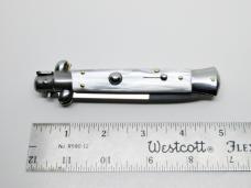 9" Automatic Switchblade Stiletto - White Imitation Mother of Pearl - Made in Italy
