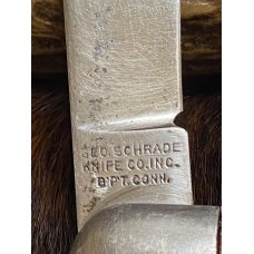 Presto, Geo Schrade Knife Co, Bridgeport, Conn. Switchblade Knife, Celluloid Handle, 5" Presto, Geo Schrade Knife Co, Bridgeport, Conn. Switchblade Knife, Celluloid Handle, 5"