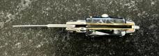 Miniature Switchblade Knife, Made In Italy, Marked Inox, Older Style, Imitation Horn Handle 