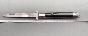 Vintage 28cm Rizzuto Estileto Milano Italy Switchblade 
