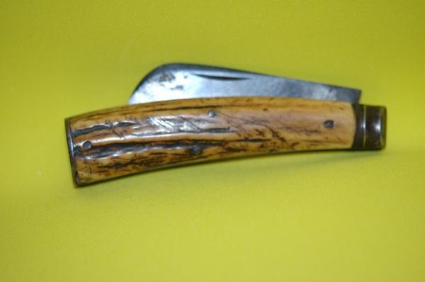 Vintage Stag Simmons Hardware Hawkbill Knife