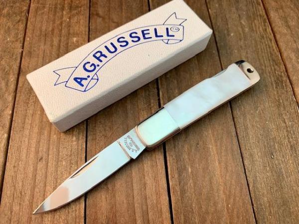 A.G. Russell Gentleman’s Lock Back Mother of Pearl Seki Japan