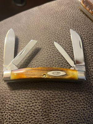 1965/69! Case XX USA 5488 Very Fat & Gnarly Stag Handle 88 Congress With Four Blades Like New