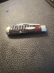 1940/64 Case XX 6235 1/2 Reddish Bone Handle Jack Knife With Two Blades Like New 1940/64 Case XX 6235 1/2 Reddish Bone Handle Jack Knife With Two Blades Like New