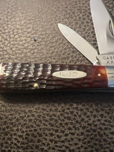 1940/64 Case XX 6235 1/2 Reddish Bone Handle Jack Knife With Two Blades Like New 1940/64 Case XX 6235 1/2 Reddish Bone Handle Jack Knife With Two Blades Like New