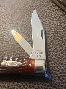 1940/64 Case XX 6235 1/2 Reddish Bone Handle Jack Knife With Two Blades Like New 1940/64 Case XX 6235 1/2 Reddish Bone Handle Jack Knife With Two Blades Like New