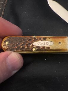1984 Case XX •••SS••• USA 5205R SS Awesome Second Cut Stag Handle With Razor Blade & Tiered Bolsters