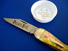 GEC Tidioute 281112 Yellow Awabi Shell Acrylic French Kate Mint in Tube With COA
