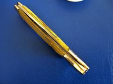 GEC Tidioute 281112 Yellow Awabi Shell Acrylic French Kate Mint in Tube With COA