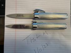 Two NOS Gravity Knives with Boxes Two NOS Gravity Knives with Boxes