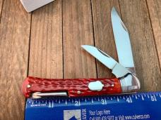 Cattaraugus Cutlery by A.G. Russell Folding Hunter Red Jigged Bone Seki Japan