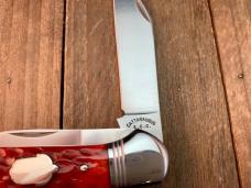 Cattaraugus Cutlery by A.G. Russell Folding Hunter Red Jigged Bone Seki Japan
