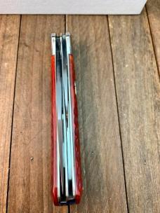 Cattaraugus Cutlery by A.G. Russell Folding Hunter Red Jigged Bone Seki Japan
