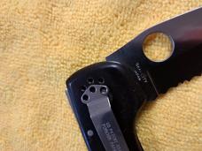 Vintage Rare Spyderco Wayne Goddard G16PS (partially serrated): GIN-1 Steel; Japan Vintage Rare Spyderco Wayne Goddard G16PS (partially serrated): GIN-1 Steel; Japan