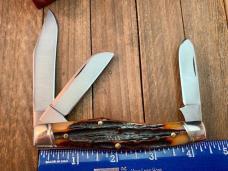 Canal Street Cutlery for Rigid Reverse Gunstock Stockman Amber Carved Bone Stag (ACBS) Canal Street Cutlery for Rigid Reverse Gunstock Stockman Amber Carved Bone Stag (ACBS)