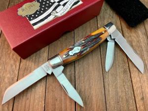 Canal Street Cutlery for Rigid Congress Amber Carved Bone Stag (ACBS)