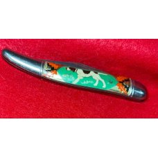 Vintage Imperial PROV USA 1-Blade Texas Toothpick w/Foil Scales Hunting Dog c.1946-1958 Vintage Imperial PROV USA 1-Blade Texas Toothpick w/Foil Scales Hunting Dog c.1946-1958